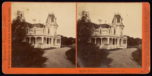 At the Residence of John Parrott, Esq., San Mateo, California